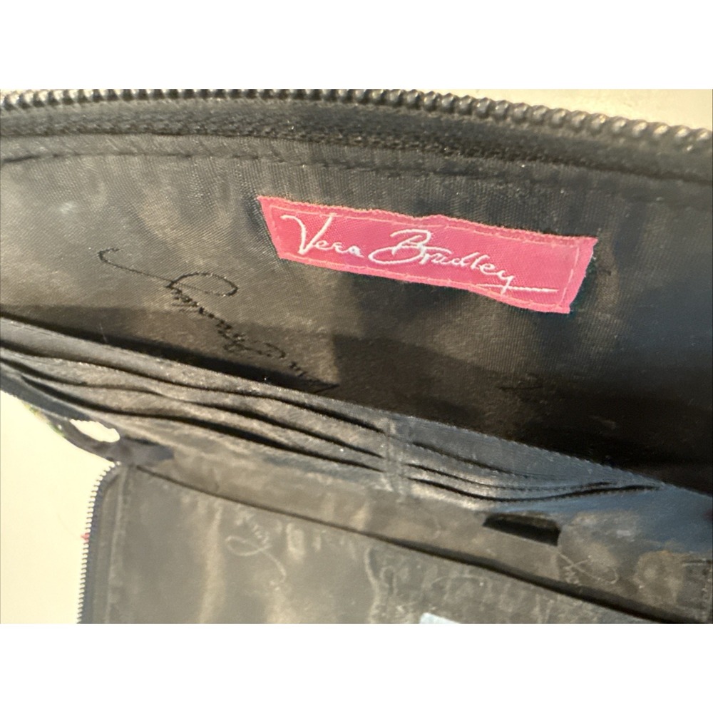 Vera Bradley Black Quilted Wallet with Wristlet Strap - A New Hope Pattern - Picture 14 of 16